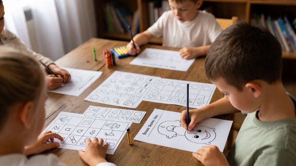 Activités éducatives à imprimer pour développer l'apprentissage des enfants